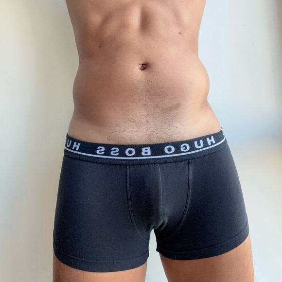 New Hugo Boss Men's Black Boxer Briefs - Picture 1 of 4